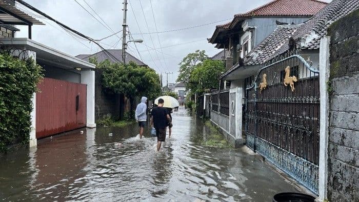 Hujan Tiga Hari Guyur Bali, Banjir Meluas hingga 26 Titik