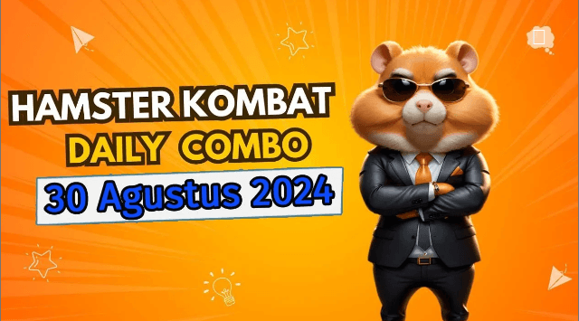 Menangkan 5 Juta Koin! Combo Harian Hamster Kombat 30 Agustus 2024,